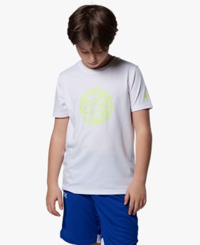 【アウトレット】UAユース テック ワールド ロゴTシャツ（バスケットボール/BOYS） 